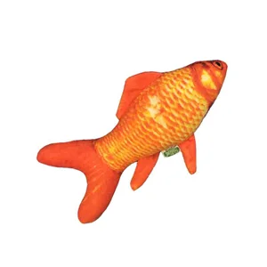 اسباب بازی عروسکی سگ گربه مدل ماهی،الیاف گیاهی