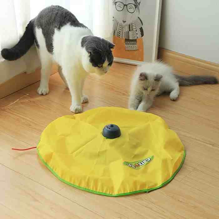 اسباب بازی جذاب گربه مدل سفره گردان،سفره شکار چرخشی برند دوگز