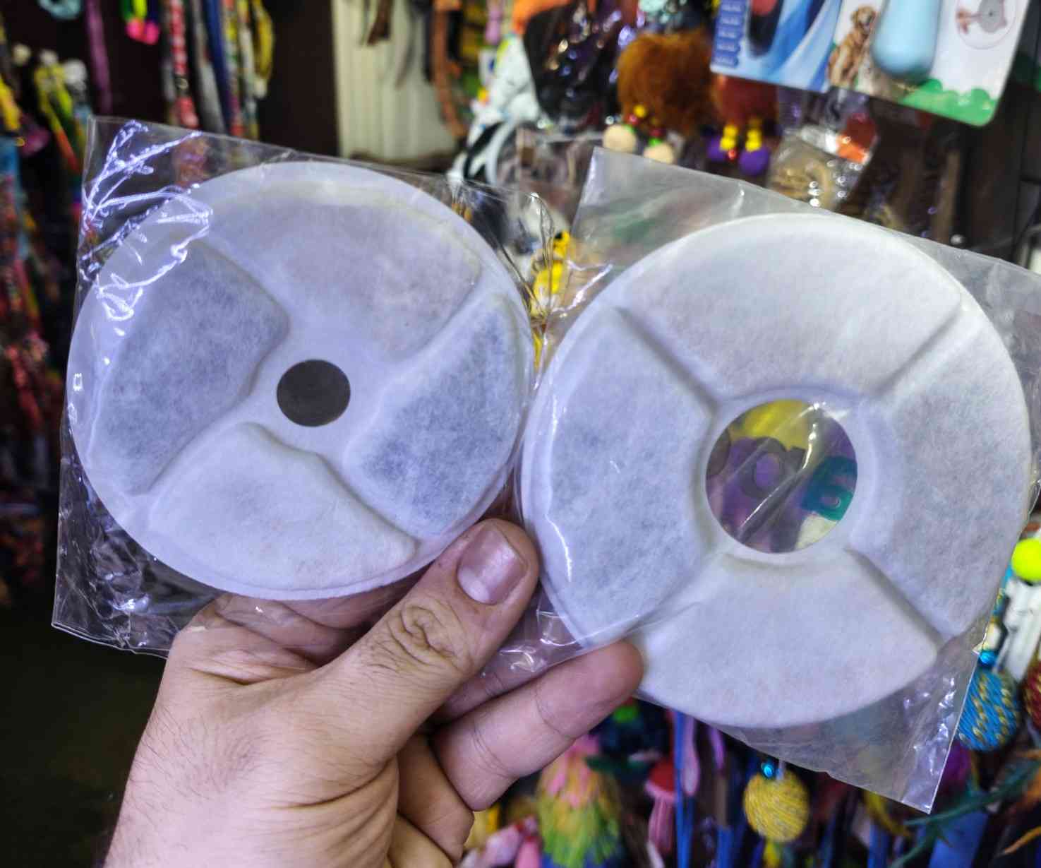 فیلتر یدکی آبخوری برقی گربه برند آتا ۱۰ و ۱۲ سانت مدل گرد ۴پر
