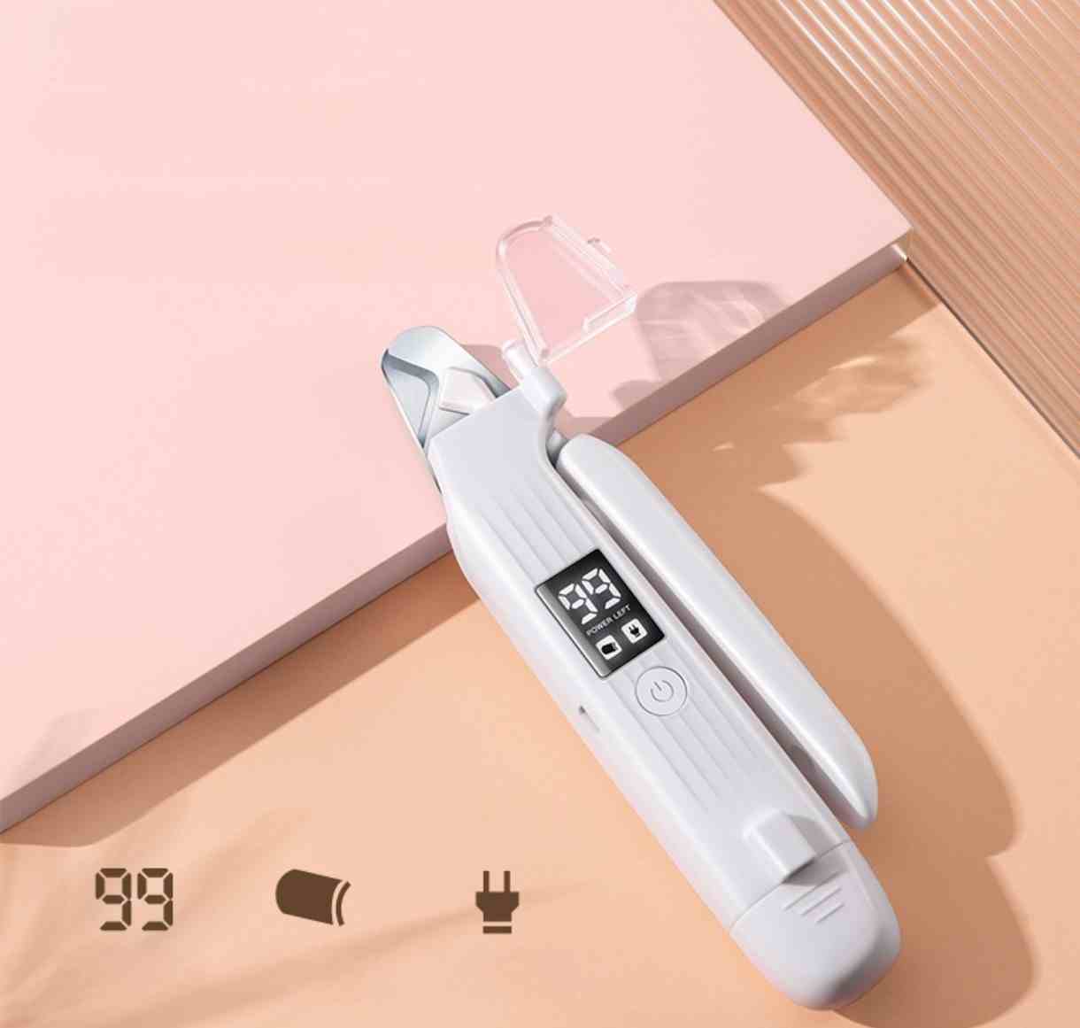 ناخنگیر چراغ دار+سوهان برقی حرفه ای شارژی سگ گربه خرگوش حیوانات