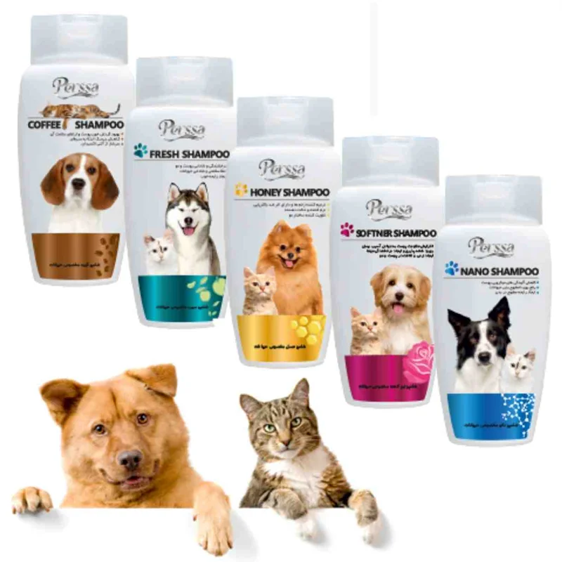 شامپو سگ و گربه مدل پرسا مدل های مختلف،پت شاپ هایپر حیوانات