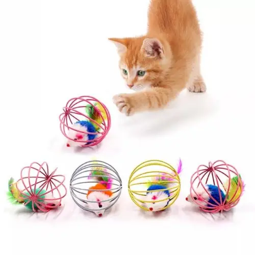 اسباب بازی گربه مدل موش تو قفس